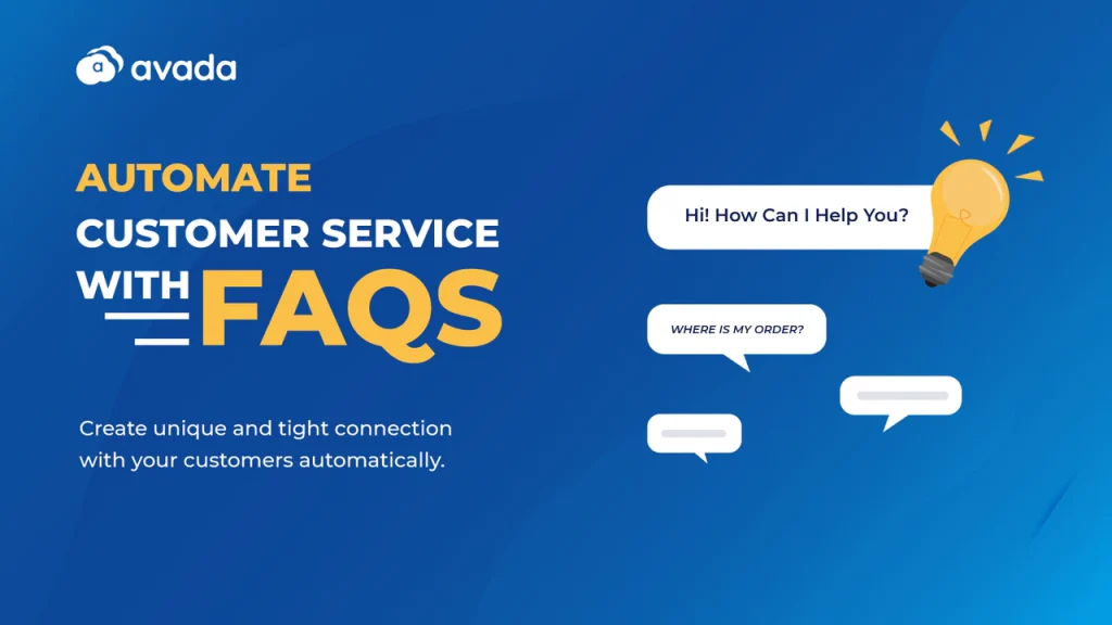 AVADA FAQs ile Müşterilerinizden Sorular Alın